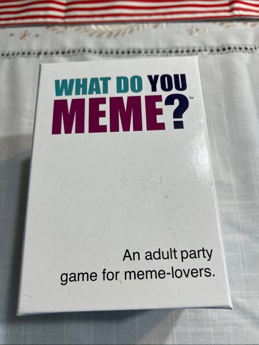 Meme What Do You Meme? Party Game - Teal, Magenta, Navy
